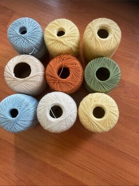 Thin crochet yarn